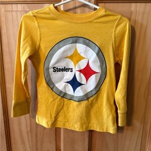 Like New, Boys Pittsburgh Steelers Size 3T Long Sleeve Shirt